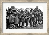 British 55th Division Gas Casualties April 10,1918 Fine Art Print