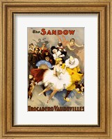 The Sandow Trocadero Vaudevilles, Performing Arts Poster, 1894 Fine Art Print