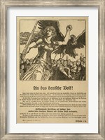 Franz Stassen - WWI - An Das Deutsche Volk Fine Art Print