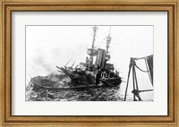 HMS Irresistible Abandoned March 18,1915 Fine Art Print