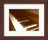 Klavier Tastatur Fine Art Print