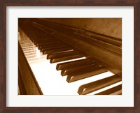 Klavier Tastatur Fine Art Print