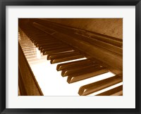 Klavier Tastatur Fine Art Print