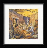 Studying French in the Trenches Fine Art Print