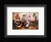 Trapeze Artists in Circus Fine Art Print