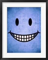 Hang up a Smile (blue) Fine Art Print