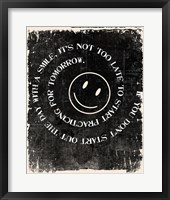 Never too late to Smile Fine Art Print