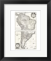 1730 Covens and Mortier Map of South America Fine Art Print