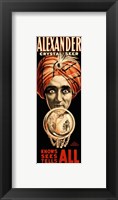 Poster of Alexander Crystal Seer Framed Print