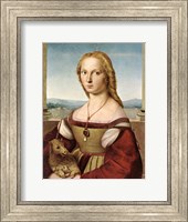 Lady with Unicorn by Rafael Santi Fine Art Print