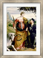 Saint Justina with the Unicorn Fine Art Print