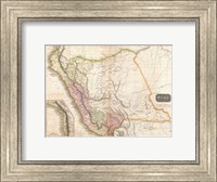 1818 Pinkerton Map of Peru Fine Art Print