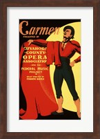 Carmen Matador Playbill 1939 Fine Art Print
