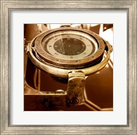 HMS Belfast - Admiral's Bridge Compass Fine Art Print