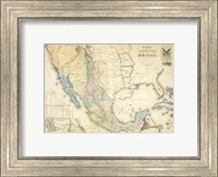 Map of Mexico 1847 Fine Art Print