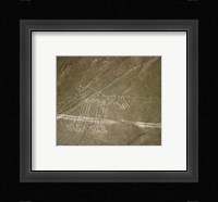 Nazca Lines Dog Framed Print