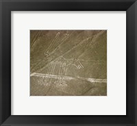 Nazca Lines Dog Framed Print