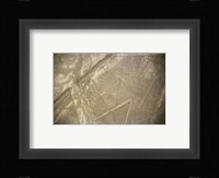 Nazca Lines Symbol Framed Print