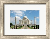Taj Mahal, Agra, India With Green Trees Fine Art Print