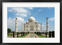 Taj Mahal, Agra, India With Green Trees Fine Art Print