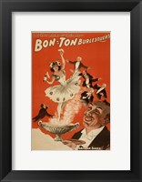 Bon-Ton Burlesquers With Server Fine Art Print
