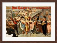 Big Gaiety's Spectacular Extravaganza Co. Fine Art Print