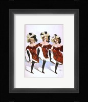 Can-Can Dancers Fine Art Print