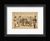 The Gay Morning Glories Fine Art Print