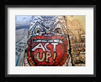 Act Up - Berlin Wall Framed Print