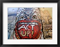 Act Up - Berlin Wall Framed Print