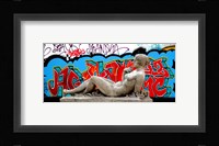 Graffiti Sculpture Tokyo Framed Print