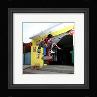 Kickflip Framed Print
