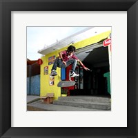 Kickflip Framed Print