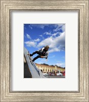 Skater In Florence On Ramp Fine Art Print