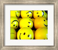 Smiley Face Balls Fine Art Print