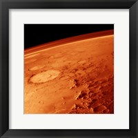 Smiley Face Crater on Mars Fine Art Print