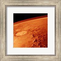Smiley Face Crater on Mars Fine Art Print
