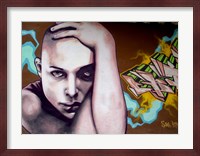 Vitoria Graffiti - person Fine Art Print