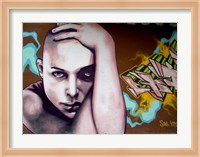 Vitoria Graffiti - person Fine Art Print