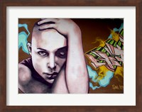 Vitoria Graffiti - person Fine Art Print