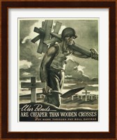 War Bonds are Cheaper than Wooden Crosses Fine Art Print