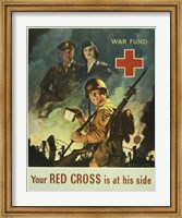 Your Red Cross is at His Side Fine Art Print