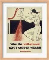 What the Well Dressed Navy Cutter Wears Fine Art Print