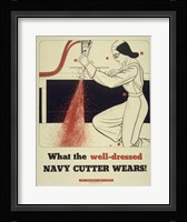 What the Well Dressed Navy Cutter Wears Fine Art Print