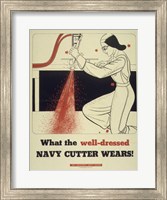 What the Well Dressed Navy Cutter Wears Fine Art Print