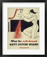 What the Well Dressed Navy Cutter Wears Fine Art Print
