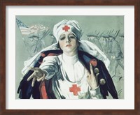 Red Cross Nurse Fine Art Print