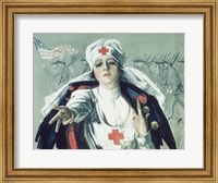 Red Cross Nurse Fine Art Print