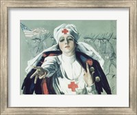 Red Cross Nurse Fine Art Print