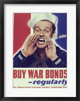 Buy War Bonds Regularly Fine Art Print